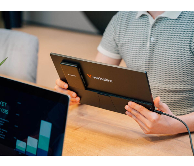 Verbatim 14 FHD Touch Monitor LIGHT + Power Bank - 1455707 - zdjęcie 6